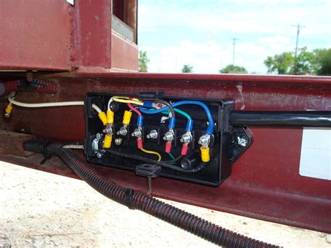 plastic saftey junction box on trailer|Trailer Wiring Junction Box .